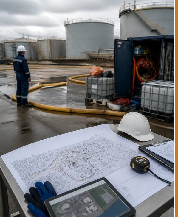 Разработка плана ликвидации разливов нефти в Кронштадте